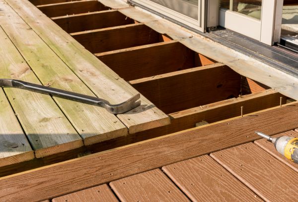 Old Deck Repair in Bloomington