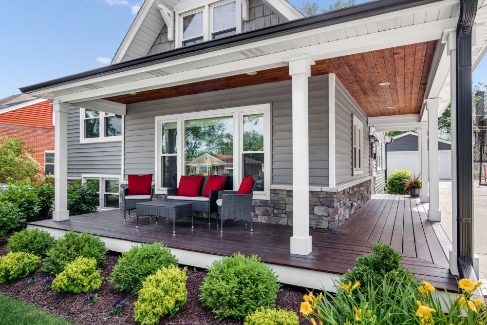 Porch Pillar Repair in Bloomington