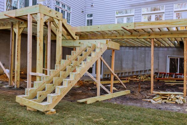 Deck Post Replacement in Bloomington