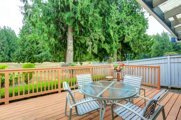 Backyard Deck Construction in Bloomington