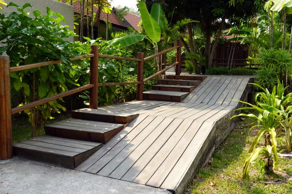 Wood Ramp Installation in Bloomington