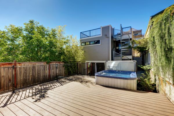Hot Tub Deck Installation in Bloomington