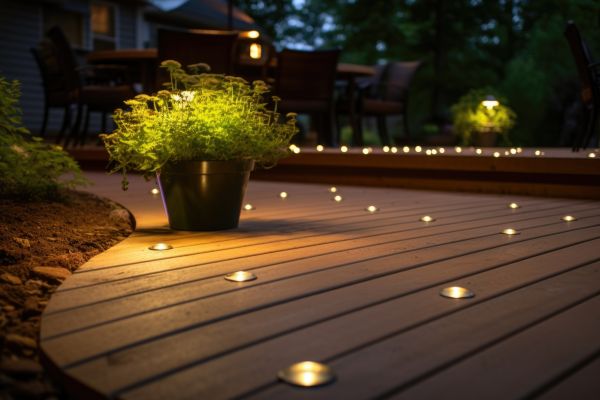 Ground Level Deck Construction in Bloomington